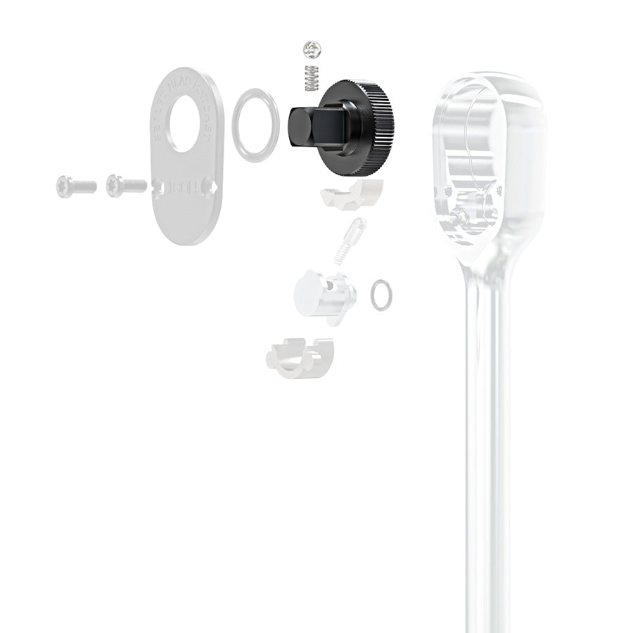 ICON G2 1/4 in. Drive Professional 72 Tooth 2-5/8in. Stubby Ratchet | R1ST | 70449