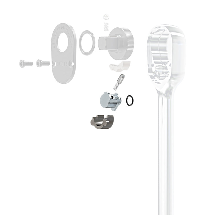 ICON G2 1/4 in. Drive Professional 72 Tooth 2-5/8in. Stubby Ratchet | R1ST | 70449