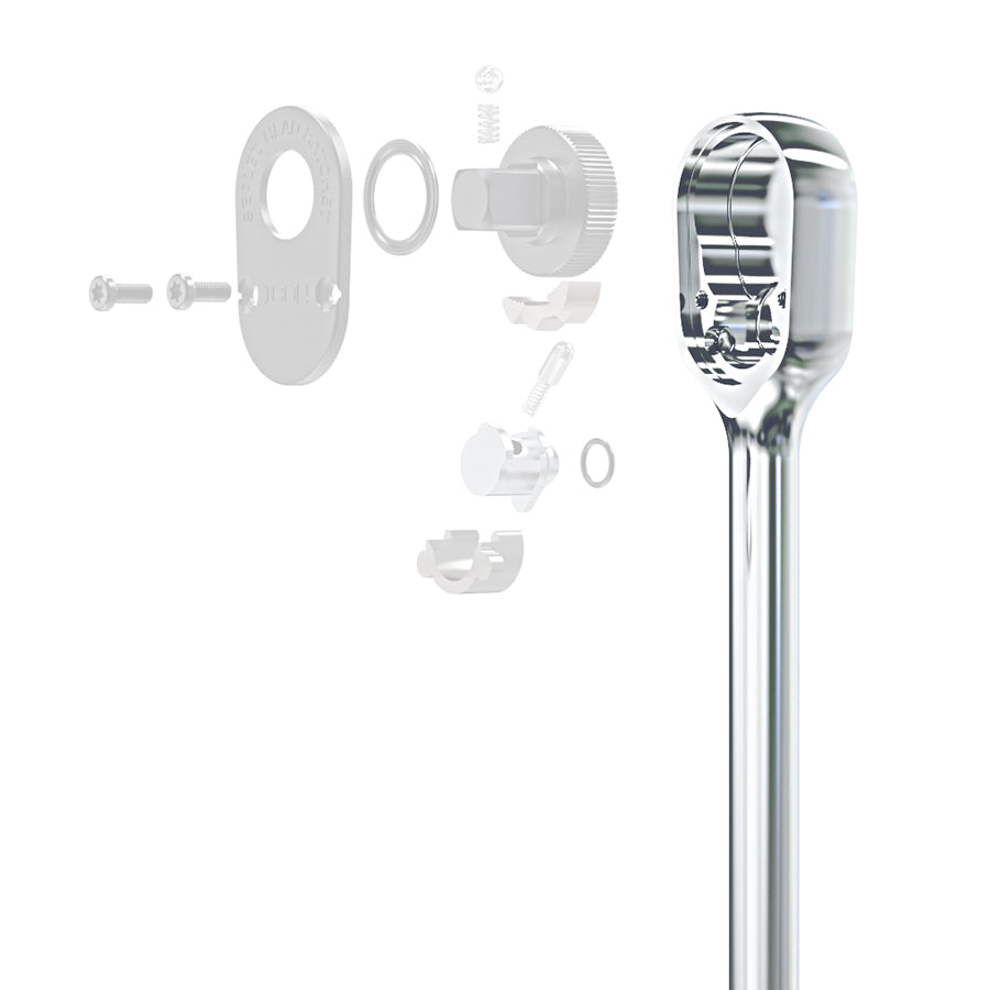 ICON G2 1/4 in. Drive Professional 72 Tooth 2-5/8in. Stubby Ratchet | R1ST | 70449