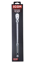 Cargar imagen en el visor de la galería, ICON 3/8 in. Drive Professional 90 Tooth Long Reach Flex Head Ratchet | R2LF | 58585