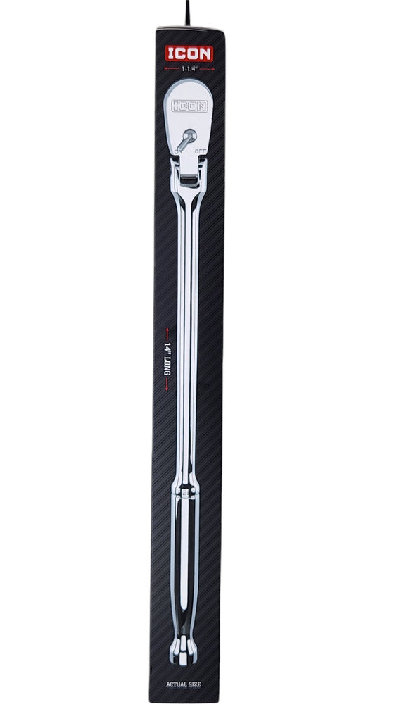 ICON 3/8 in. Drive Professional 90 Tooth Long Reach Flex Head Ratchet | R2LF | 58585