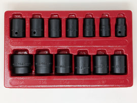 Icon Professional SAE Shallow Impact Socket Set 1/2in. Drive | I3SS-13 | 59744