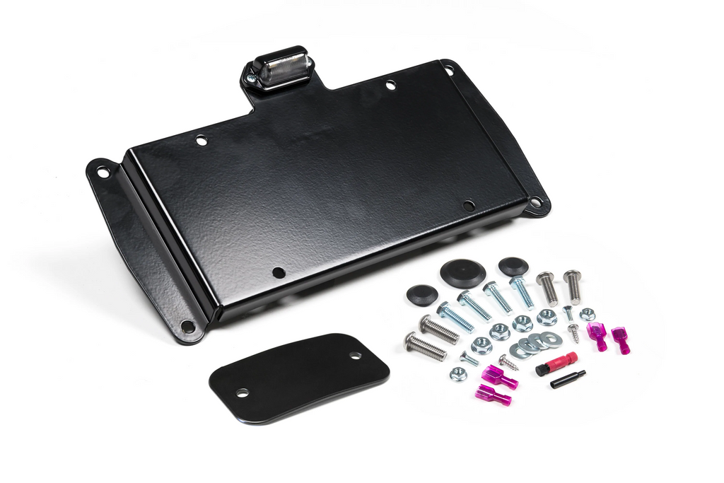 JKS License Plate Relocation Kit w/ Light | JKS8210 | 2007 - 2018 Jeep Wrangler JK JKU