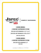 Load image into Gallery viewer, JKS J-Venture 3.5in. Suspension Lift Kit | 2018 - 2025 Jeep Wrangler JL Unlimited 4 Door