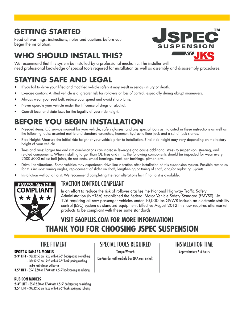 JKS J-Venture 3.5in. Suspension Lift Kit | 2018 - 2025 Jeep Wrangler JL Unlimited 4 Door
