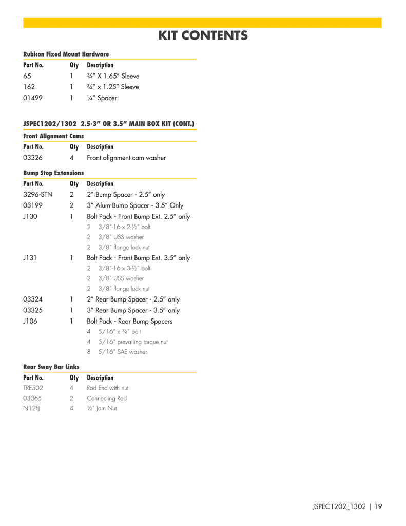 JKS J-Venture 3.5in. Suspension Lift Kit | 2018 - 2025 Jeep Wrangler JL Unlimited 4 Door