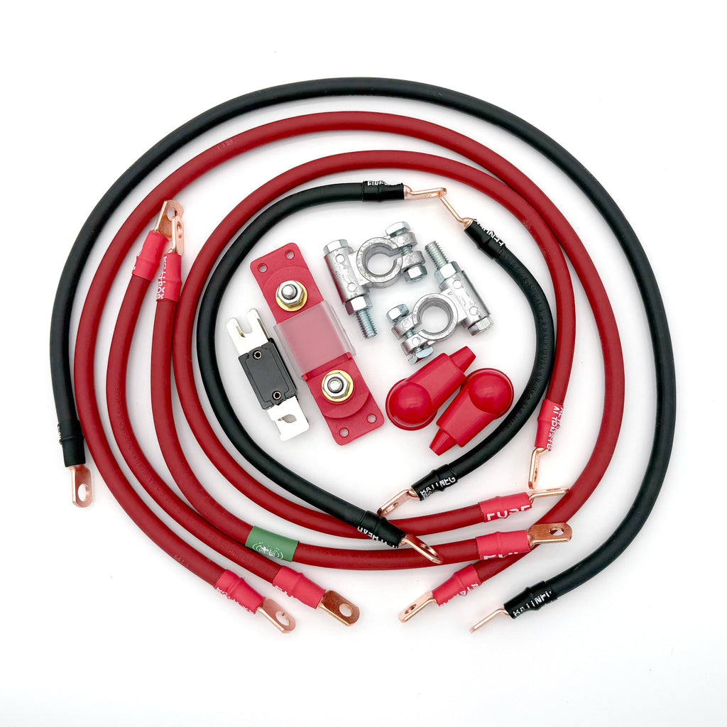 Big 7 Battery Cable Kit 1987 - 2001 Jeep Cherokee XJ