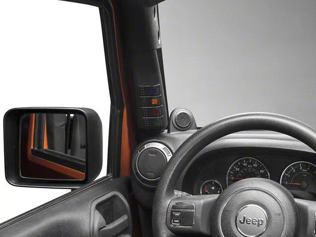 A-Pillar Switch Panel with Switches | J111790 | 2007 - 2018 Jeep Wrangler JK JKU