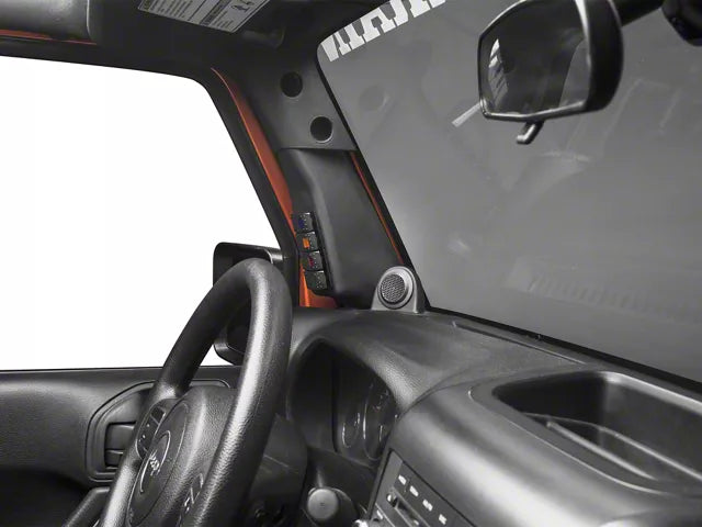 A-Pillar Switch Panel with Switches | J111790 | 2007 - 2018 Jeep Wrangler JK JKU