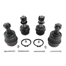 Cargar imagen en el visor de la galería, Apex Chassis Heavy Duty Ball Joint Kit Fits: 07-18 Jeep Wrangler JK  99-04 Jeep Grand Cherokee Includes: 2 Upper &amp; 2 Lower