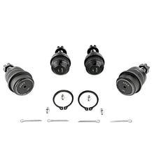 Cargar imagen en el visor de la galería, Apex Chassis Heavy Duty Ball Joint Kit Fits: 07-18 Jeep Wrangler JK  99-04 Jeep Grand Cherokee Includes: 2 Upper &amp; 2 Lower