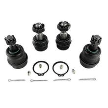 Cargar imagen en el visor de la galería, Apex Chassis Heavy Duty Ball Joint Kit Fits: 90-01 Jeep Cherokee 90-92 Jeep Comanche 93-98 Jeep Grand Cherokee 97-06 Jeep Wrangler TJ 87-95 Jeep Wrangler YJ Includes: 2 Upper &amp; 2 Lower