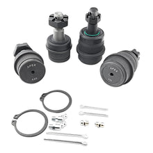 Cargar imagen en el visor de la galería, Apex Chassis Heavy Duty Ball Joint Kit Fits: 90-01 Jeep Cherokee 90-92 Jeep Comanche 93-98 Jeep Grand Cherokee 97-06 Jeep Wrangler TJ 87-95 Jeep Wrangler YJ Includes: 2 Upper &amp; 2 Lower