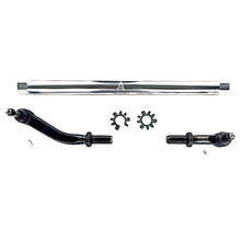Cargar imagen en el visor de la galería, Apex Chassis Heavy Duty 2.5 Ton No Flip Drag Link Assembly in Polished Aluminum Fits: 19-22 Jeep Gladiator JT 18-22 Jeep Wrangler JL/JLU Rubicon Mohave Sahara Sport. Note: This NO-FLIP kit fits Dana 44 &amp; Dana 30 axles with a lift of 4.5 inches or less