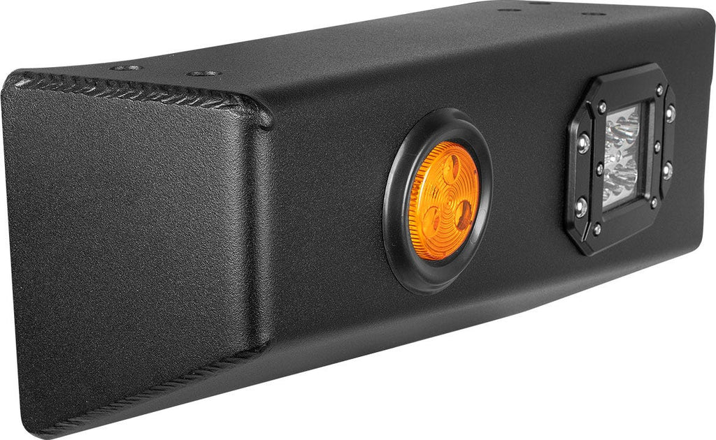 Suzuki Samurai Front Bumper Accessories - Black Powder Coat Long Ends Low Range Offroad