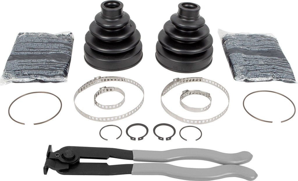 96-98 Sidekick Sport and 99-04 Tracker Outer CV Boot Kit - With Crimp Pliers Low Range Offroad
