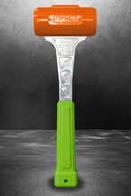 Load image into Gallery viewer, Impact Poly Hammers 20 oz Custom Orange Head / Lime Handle Polyurethane Dead Blow Hammer