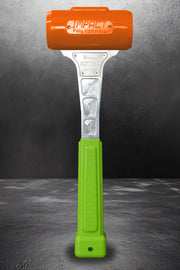 Impact Poly Hammers 20 oz Custom Orange Head / Lime Handle Polyurethane Dead Blow Hammer