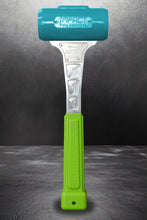 Load image into Gallery viewer, Impact Poly Hammers 20 oz Custom Teal Head / Lime Handle Polyurethane Dead Blow Hammer