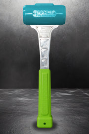 Impact Poly Hammers 20 oz Custom Teal Head / Lime Handle Polyurethane Dead Blow Hammer