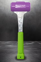 Load image into Gallery viewer, Impact Poly Hammers 20 oz Custom Purple Head / Lime Handle Polyurethane Dead Blow Hammer