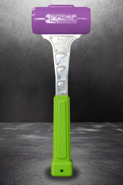 Impact Poly Hammers 20 oz Custom Purple Head / Lime Handle Polyurethane Dead Blow Hammer