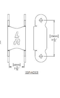 Low Range Off Road 3in. Extended Shackles | SSP-HDS3 | 1981 - 1998 Suzuki SJ410 / SJ413 / Samurai / Sierra / Gypsy / Jimny