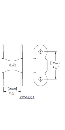 Low Range Off Road 1in. Extended Shackles | SSP-HDS1 | 1981 - 1998 Suzuki SJ410 / SJ413 / LJ80 / Samurai / Gypsy