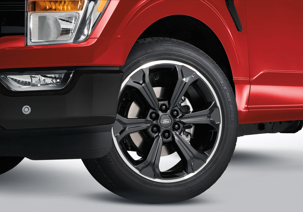 Ford Racing 15-23 F-150 22x9.5in Kit de ruedas - Negro brillante