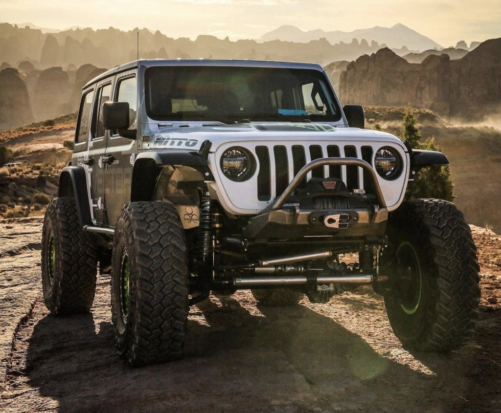 Tomahawk Frame Chop Front Bumper w/Bull Bar for Jeep JK, JL, JT Motobilt