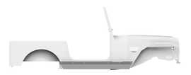 Aluminium Boat Side Rocker Guards for Jeep YJ Motobilt