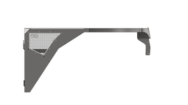 Aluminium Highline Front Fender 0 Inch Flare for Jeep YJ Motobilt