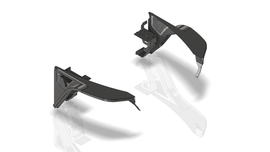 Aluminium Highline Front Fender 4 Inch Flare for Jeep YJ Motobilt