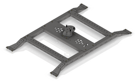 Motobed 5-Lug Tire Carrier Rack for Jeep JT Gladiator Replacement Bed Motobilt