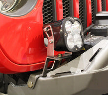 Cargar imagen en el visor de la galería, Light Bracket Mounts For Tomahawk Front Bumper On Jeep JL/JT/JK Bare Steel Motobilt