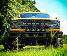 Load image into Gallery viewer, Front Bumper Mount For Baja Designs 4 Light XL Linkable Light Bar On 2021 Ford Bronco Bare Steel Motobilt