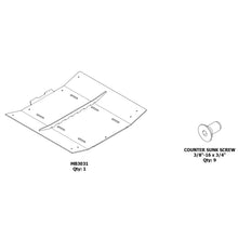 Cargar imagen en el visor de la galería, Skid Plate For Jeep JKU Bare Steel Motobilt
