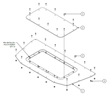 Cargar imagen en el visor de la galería, Jeep JK-JKU Fuel Access Hatch For 07-18 Wrangler JK and Unlimited Motobilt