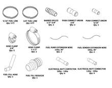 Cargar imagen en el visor de la galería, EVAP And Fuel Line Modification Kit For Rear Mounted Fuel Tank In Jeep JL Motobilt