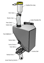 Load image into Gallery viewer, Motobilt Windshield Washer Tank Relocation Kit | MB5056 | Jeep Wrangler JL / JLU &amp; Gladiator JT with Diesel Engine