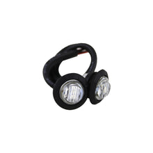Cargar imagen en el visor de la galería, 3/4 Inch Clear Lens Amber LED Fender/Side Marker Light (2 pack) For Jeep CJ|Jeep YJ|Jeep JK|Jeep JKU|Jeep JL|Jeep Gladiator JT Motobilt