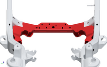 Cargar imagen en el visor de la galería, 4 Link Front Suspension Brackets With Transmission Crossmember For 12-18 Jeep JKU Bare Steel Motobilt