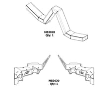 Load image into Gallery viewer, 4 Link Rear Suspension Brackets With Crossmember For Jeep JKU Bare Steel Motobilt