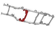 Load image into Gallery viewer, Front 3 or 4 Link Suspension Bracket Kit for 2018-Present Jeep JLU Motobilt