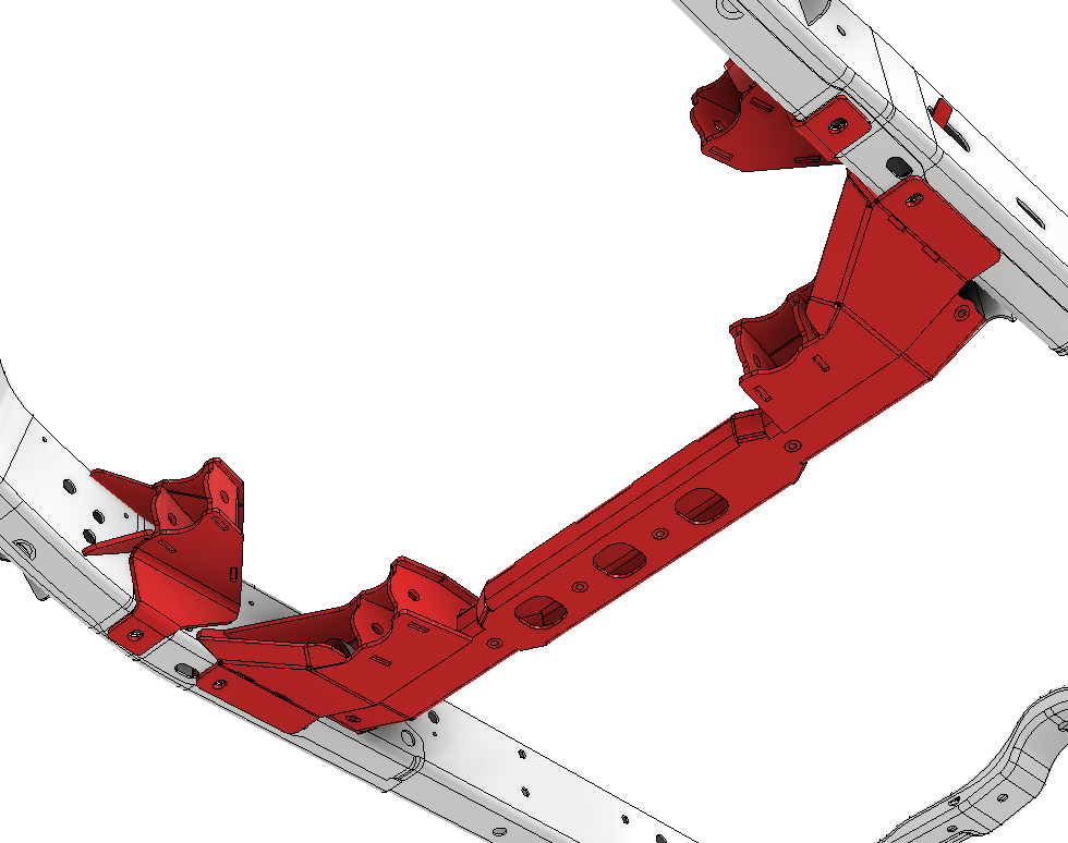 Front 3 or 4 Link Suspension Bracket Kit for 2018-Present Jeep JLU Motobilt