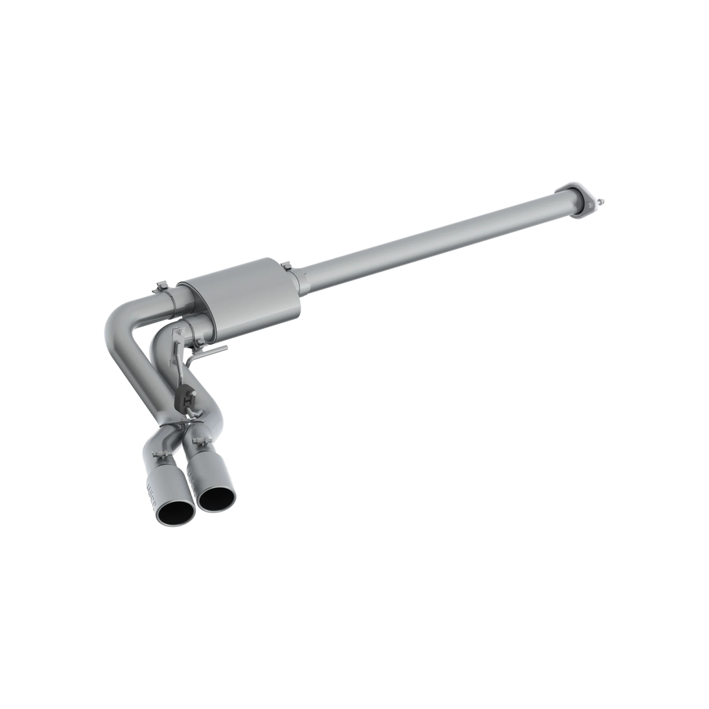 MBRP 3 in. Armor Plus T409 Stainless Steel Catback Performance Exhaust System | 2015 - 2020 Ford F150 2.7L/3.5L/5.0L | Race Profile, Dual Pre-Axle Exit| S5260409