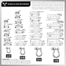 Load image into Gallery viewer, B'oh Recovery Spin Pin Shackle 3/4