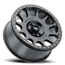 Cargar imagen en el visor de la galería, Aluminum Wheels 17x9 Beadlock MR105 Bolt Pattern 5 On 127 Offset -38 Lip Size 1.77 Matte Black MB Method