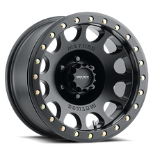 Cargar imagen en el visor de la galería, Aluminum Wheels 17x9 Beadlock MR105 Bolt Pattern 8 On 165.1 Offset -38 Lip Size 1.77 Matte Black MB Method
