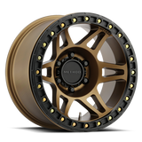 Aluminum Wheels 17x9 Beadlock MR106 Bolt Pattern 5 On 127 Offset -44 Lip Size 0 Method Bronze BRZ Method
